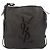 Saint Laurent Borsa a Spalla Mombasa in Tela e Pelle Marrone Scuro Argento Auth hk3606V - vista 13