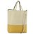 Céline Bolso de Mano CELINE de Cuero 2 en 1 Beige Dorado Auth ka3526