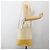 Céline Bolso de Mano CELINE de Cuero 2 en 1 Beige Dorado Auth ka3526 - vista 23