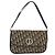 Borsa a Spalla in Tela Trotter Christian Dior Blu Navy Oro Auth 174528 - vista 13