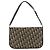 Borsa a Spalla in Tela Trotter Christian Dior Blu Navy Oro Auth 174528 - vista 2