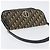 Borsa a Spalla in Tela Trotter Christian Dior Blu Navy Oro Auth 174528 - vista 6