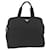 PRADA Borsa a mano in nylon nero argento Auth 173987