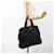 PRADA Borsa a mano in nylon nero argento Auth 173987 - vista 24