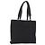 Prada Tote Bag aus schwarzem Nylon mit Silber authentisch kk655