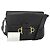Céline Borsa a Spalla CELINE in Pelle Nera Oro Auth BAZ288 Nero D'oro