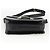 Céline Borsa a Spalla CELINE in Pelle Nera Oro Auth BAZ288 Nero D'oro - vista 5