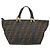 FENDI Zucca Canvas Handtasche Braun Schwarz Auth mr2221 - Ansicht 13