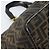 FENDI Zucca Canvas Handtasche Braun Schwarz Auth mr2221 - Ansicht 14