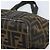 FENDI Zucca Canvas Handtasche Braun Schwarz Auth mr2221 - Ansicht 9