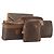 Céline Clutch in tela Macadam CELINE in pelle PVC 5 pezzi marrone oro Auth mr2262 D'oro