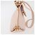 Borsa a mano in pelle Gancini Salvatore Ferragamo 2 in 1 Rosa Oro Auth BAZ784A - vista 4