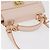 Borsa a mano in pelle Gancini Salvatore Ferragamo 2 in 1 Rosa Oro Auth BAZ784A - vista 7