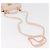 Borsa a mano in pelle Gancini Salvatore Ferragamo 2 in 1 Rosa Oro Auth BAZ784A - vista 8