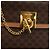 Céline Borsa a mano in tela Macadam CELINE in pelle PVC marrone e oro Auth BAZ721A D'oro - vista 17