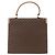 Céline Borsa a mano in tela Macadam CELINE in pelle PVC marrone e oro Auth BAZ721A D'oro - vista 2