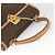 Céline Borsa a mano in tela Macadam CELINE in pelle PVC marrone e oro Auth BAZ721A D'oro - vista 7