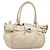 Borsa a mano in pelle Gancini Salvatore Ferragamo Champagne Oro Argento Auth BAZ863