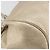 Borsa a mano in pelle Gancini Salvatore Ferragamo Champagne Oro Argento Auth BAZ863 - vista 15