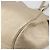 Borsa a mano in pelle Gancini Salvatore Ferragamo Champagne Oro Argento Auth BAZ863 - vista 16