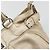 Borsa a mano in pelle Gancini Salvatore Ferragamo Champagne Oro Argento Auth BAZ863 - vista 17