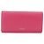 Portafoglio in pelle rosa SAINT LAURENT Auth BA11840A - vista 13