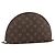 LOUIS VUITTON Pochette Cosmética Demi Ronde Monogram M47520 LV Auth ARZ812 Monogramma