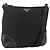 Borsa a Spalla PRADA Nylon Nero Argento Autentica ka3541