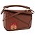LOEWE - Borsa Puzzle Calcifer Mini di Studio Ghibli in pelle 2 in 1 Auth 167156SM Marrone D'oro