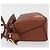 LOEWE - Borsa Puzzle Calcifer Mini di Studio Ghibli in pelle 2 in 1 Auth 167156SM Marrone D'oro - vista 4