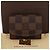 LOUIS VUITTON Maniche e Custodia per Maniche Damier Ebano Oro LV Auth 167199A D'oro Damier ebene - vista 12