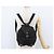Zaino PRADA in nylon nero argento autentico 173583 - vista 33