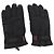 Guanti da sci GUCCI Web Sherry Line in nylon nero Auth 174408A