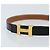 Hermès HERMES Constance Mini H Gürtel aus Leder 31,5" Schwarz Braun Auth YKZ392A - Ansicht 5