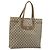 Gucci Borsa Tote GG Supreme in PVC Beige Oro 39 02 061 Auth BAZ223