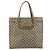 Gucci Borsa Tote GG Supreme in PVC Beige Oro 39 02 061 Auth BAZ223 - vista 2