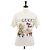 Gucci Camiseta de manga corta de algodón blanca Auth BAZ660A Blanco