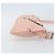 Fendi Borsa a Spalla Mamma Bucket in Pelle Rosa Argento Auth BAZ529 - vista 3