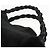 Borsa a mano Salvatore Ferragamo in suede nero argento Auth BA11561 - vista 8