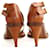 Chloé Tacchi camel Cammello  - vista 2