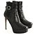Gianvito Rossi Botas negras con hebilla Negro - vista 3