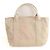 Borsa a tracolla Soeur in tessuto beige - vista 4