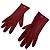Rote Vintage Loewe Lederhandschuhe