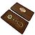 Pendente Chiave Vintage Gucci GG Oro Nero D'oro