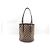 Bucket Borsa a secchiello Damier MM Louis Vuitton Marrone