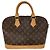 Borsa Alma Louis Vuitton in tela Monogram MM Marrone