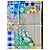 Hermès: Quadrato/Foulard "L'Arte del Sarasa" Nuovo con Etichetta Multicolore - vista 10