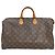 Borsa a mano Speedy Louis Vuitton in tela Monogram 40 Marrone