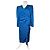 Vintage Givenchy Abstraktes Kleid Blau