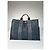 Vintage Hermès Canvas Tote Bag Schwarz Grau - Ansicht 6